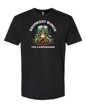 Drunkest Bunch of Assholes Campground T - Shirt | Perfect for Camping - 