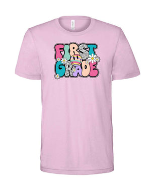 First Grade Teacher Lilac Tee - 