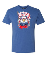 Merica Eagle | Vintage Royal T-Shirt | Patriotic Apparel -