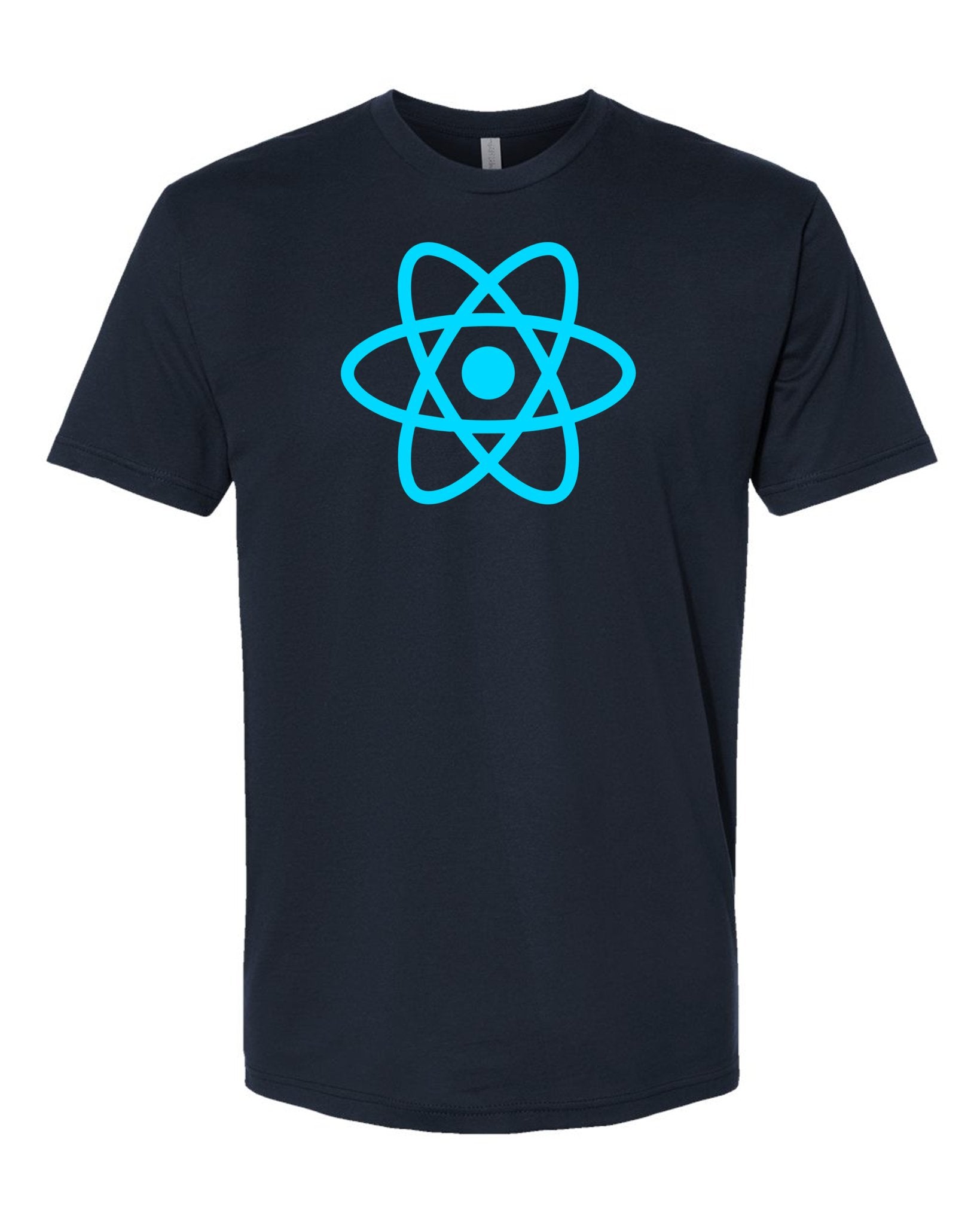 Midnight Navy React.js T-Shirt - Ideal Wear for Front End & JavaScript Developers -