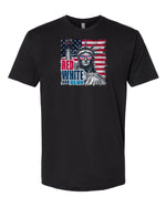 Patriotic Statue of Liberty | USA Flag Tee | Red, White & Blue Graphic Tee -