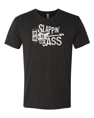 Slappin' Da Bass Vintage Black Triblend T - Shirt: Groove in Style! - 