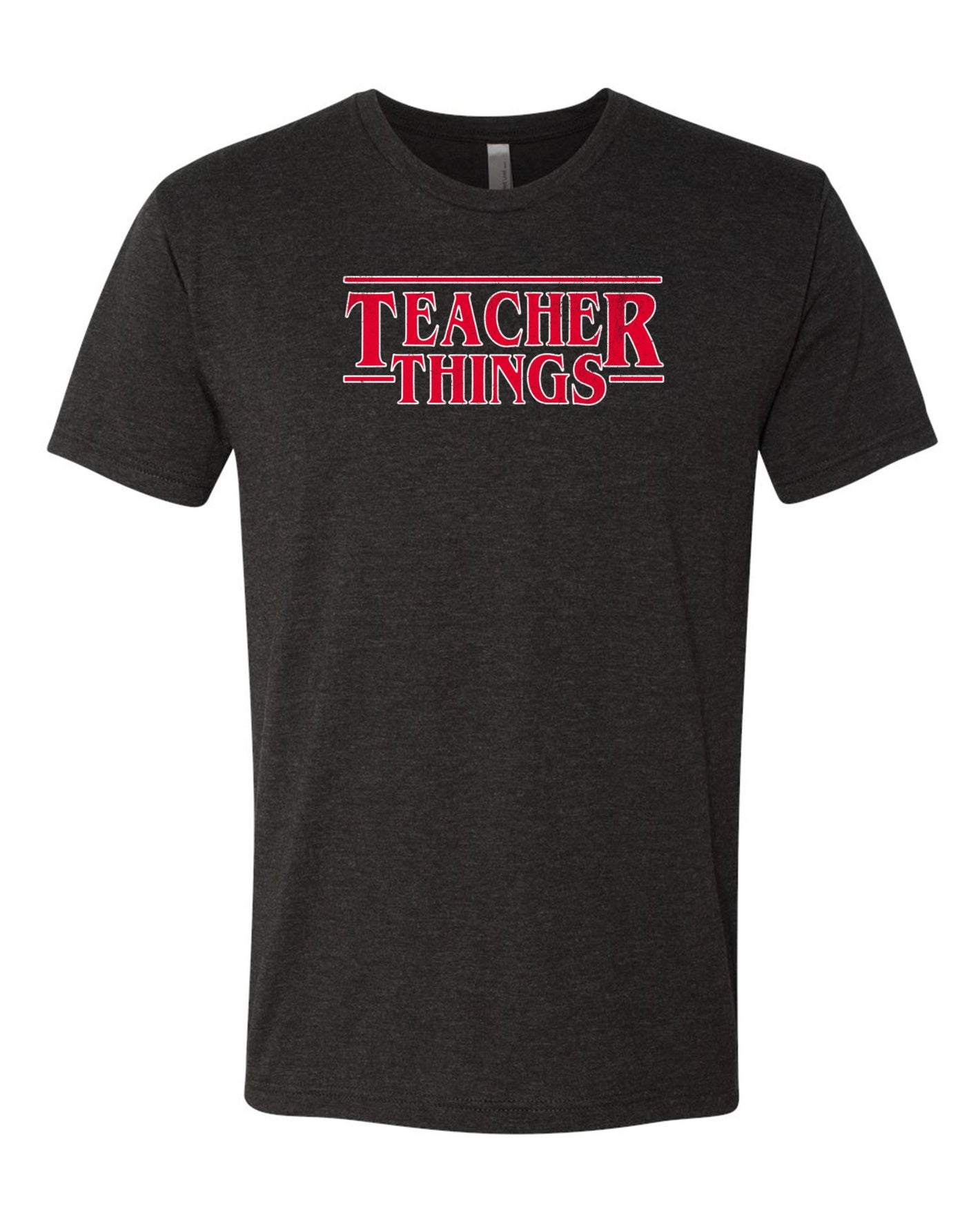 Teacher Things Vintage Black T - Shirt - 