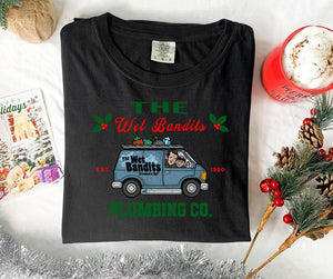 The Wet Bandits Plumbing Co. Black Tee - 