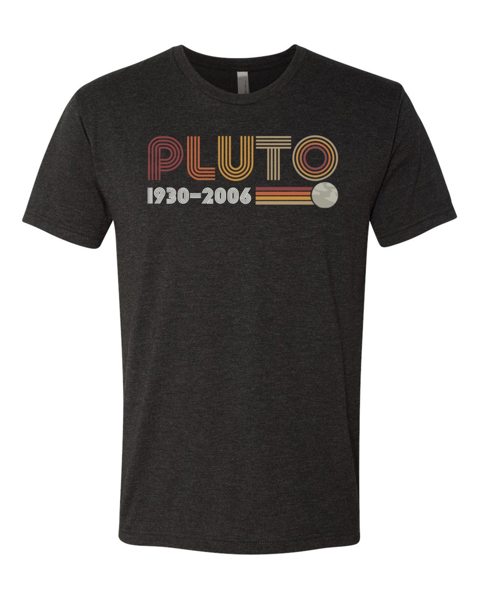 Vintage Black Pluto 1930 - 2006 Graphic Tee | Retro Planet T-Shirt -