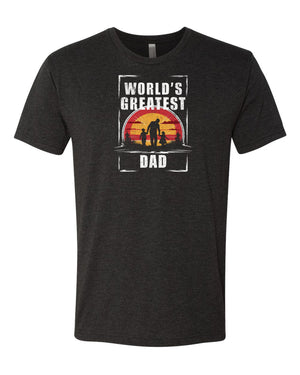 Vintage Black World’s Greatest Dad T-Shirt | Perfect Father’s Day Gift -