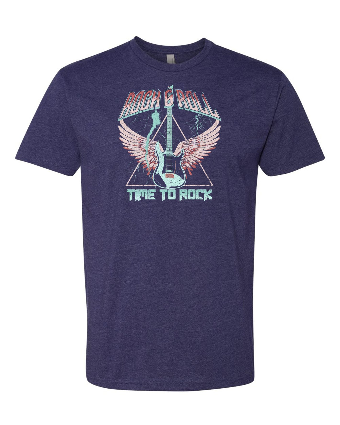 Vintage Storm Rock & Roll Graphic Tee: Unleash Your Inner Rockstar in Style! -