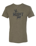 Waterfowl Hunt | Deer Hunt Graphic Tee | Military Green Tee -