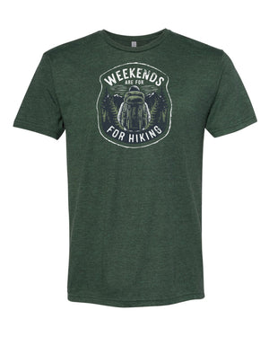 “Weekends Are For Hiking” Black Forest Triblend Tee -