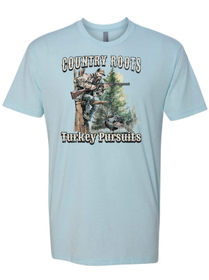 Country Roots, Turkey Pursuits T-Shirt | Hunting Apparel Enthusiasts -