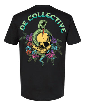 DE Collective Snake Skull Tattoo T-Shirt -