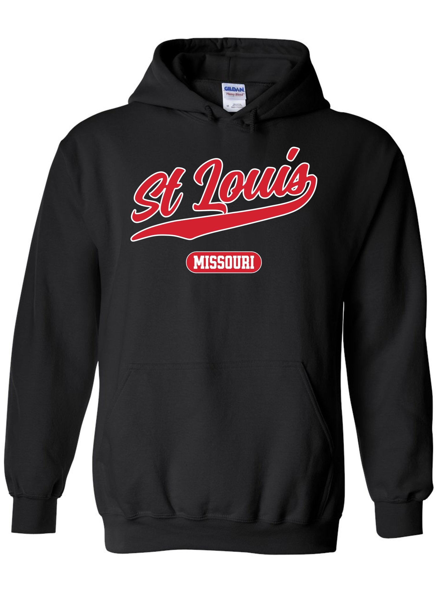 Saint Louis Baseball Script Hoodie | St. Louis Apparel -